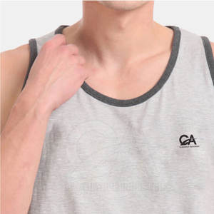 2026 Gym Tank Top Sleeveless <b>Muscle</b> <b>Fit</b> Sports <b>Vest</b> <b>Men</b> Spandex /Polyester Sleeveless Tank Top Customized - Product Image 6