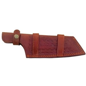 Cuchillos de Cocina Forjados a Mano con Hoja de Acero Afilada, Mango de Madera Resistente y Funda Protectora de Cuero - Product Image 2