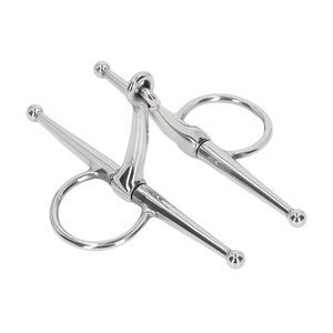 Bocado de acero inoxidable para caballo con cadena para equitación - Product Image 4