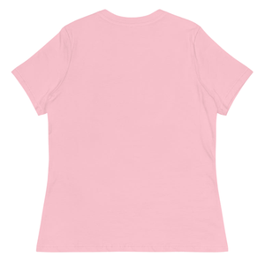 T-shirt rose à imprimé graphique pour femme, coupe décontractée, col rond, coton doux, manches courtes, vêtements décontractés pour tous les jours - Product Image 3