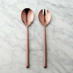 Ensemble de cuillères de service pour restaurant en acier inoxydable à long manche pour buffet et restauration, pour soupe et salade - Product Image 4