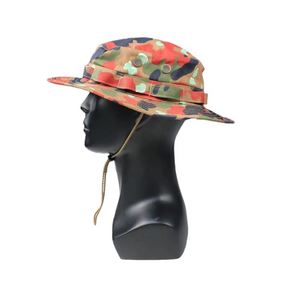 2022 nuevo sombrero de Fishman 65% poliéster 35% algodón tela de terciopelo camuflaje sombrero de cubo para verano sol pesca sombrero de cubo de viaje - Product Image 1