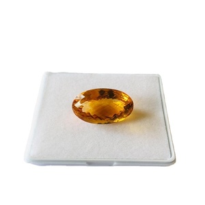 IGI certificado 17,50x14,30mm citrino natural corte ovalado grado AAA con excelente brillo dorado para la fabricación de joyas agradables - Product Image 1