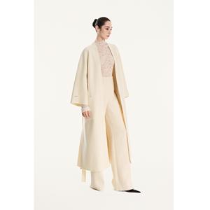 Nueva Colección Abrigo Largo para Mujer Elegante JASMINE CASHMERE HECHO A MANO Abrigo Minimalista para Mujer 20% Cachemira - 80% Lana de Vietnam - Product Image 2