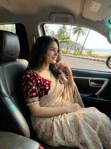 Fendy Satin Designer <b>Saree</b> Embroidery Work <b>Saree</b> Elegant and Luxury Look Ethic Wear for Women Special for Reception and Wedding - Product Image 4