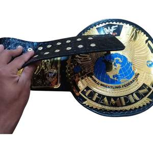 WWF (World <b>Wrestling</b> Federation) Big Eagle Championship title <b>belt</b> - Product Image 2