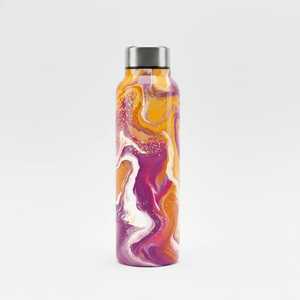 Straight Cylinder Stainless Steel Water Bottle Vacuum <b>Insulated</b> Double Wall Sports Travel Thermal <b>Flask</b> Blank Drinkware - Product Image 5