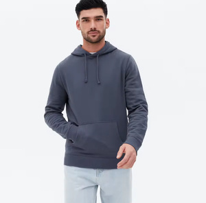 เสื้อฮู้ดผ้าฟลีซเนื้อนุ่มคุณภาพสูง 100% ผ้าฝ้าย สำหรับผู้ชาย ระบายอากาศได้ดีและแห้งเร็ว เหมาะสำหรับฤดูใบไม้ร่วง - Product Image 6