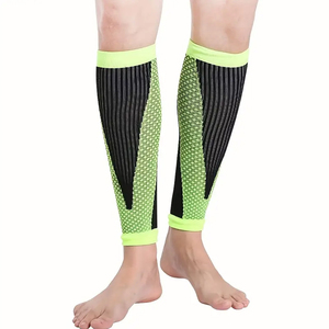 Durable Sleeves For Muscle Recovery & Stability, Running Moisture-Wicking Calf <b>Compression</b> Sleeves BY AMAZING INDUSTRIES - Product Image 6