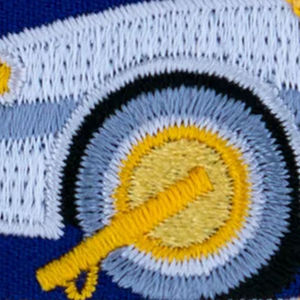 Écussons brodés personnalisés professionnels OEM, logo confortable, tissu en toile durable, badges sportifs floraux, couleurs personnalisées - Product Image 6