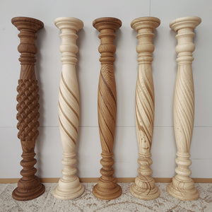 ชุดขาเฟอร์นิเจอร์ไม้เนื้อแข็งทนทานสำหรับโซฟา ตู้ โต๊ะ เตียง รองรับน้ำหนักได้มาก พร้อมลวดลายแกะสลักอย่างสวยงามและสไตล์ร่วมสมัย - Product Image 2