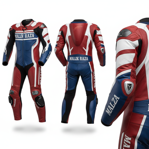 Traje de Seguridad para Motocicleta MALIK RAZA, Hecho a Medida |   Deslizador de Titanio Especificaciones de Carreras |   Ropa Transpirable de Secado Rápido 2026 - Product Image 4