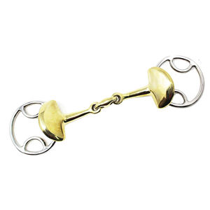 บิตม้าสแตนเลสแบบวงแหวน 4 นิ้ว แบบ 2 วง ข้อต่อคู่ พร้อมห่วงหลวม - Product Image 3