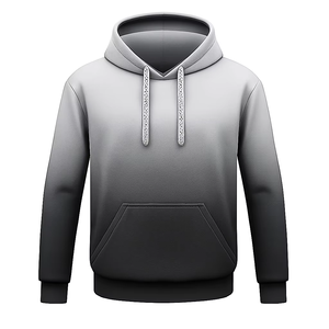Sweat-shirt à capuche pour homme, vert, imprimé éclairs numériques, coupe classique, streetwear décontracté, tricoté en polyester, pour l'automne - Product Image 3
