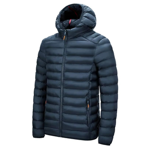 Men's Long Style Waterproof Down Puffer Jacket Hooded <b>Bubble</b> <b>Coat</b> for Winter Outdoor Fabric Material Wholesale - Product Image 2