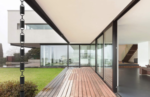 Cadena de Lluvia Cilíndrica de Lujo Hecha a Mano, Cadena de Drenaje de Agua Decorativa de Metal Impermeable para Jardín, Techo y Uso en Exteriores del Hogar - Product Image 6