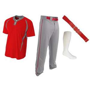 Ventes chaudes - Uniformes de baseball vierges personnalisés avec logo et numéro de votre équipe - Vêtements de sport à contraste de couleurs - Best-sellers - Product Image 4