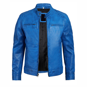 Veste en cuir pour homme, nouvelle collection, design tendance, veste en cuir PU, veste en cuir de vachette de qualité supérieure pour homme - Product Image 6