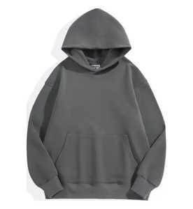 เสื้อฮู้ดดี้เปล่าแบบหนาพิเศษสั่งทำพร้อมโลโก้ขายส่ง ทรงโอเวอร์ไซส์ ไหล่ตก มีกระเป๋าจิงโจ้ รับผลิตแบบ OEM/ODM - Product Image 5