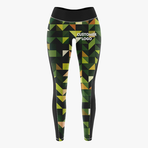 Vente directe usine – Leggings longs imprimés style western, taille mi-haute avec poches, séchage rapide, pour femme, prix abordable - Product Image 4