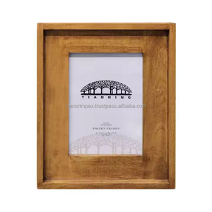 Wholesale classic natural <b>wood</b> <b>photo</b> <b>frame</b> decorative wooden strip <b>photo</b> <b>frame</b> - Product Image 5