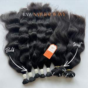 Extensiones de cabello virgen liso natural listo para enviar al mejor precio trama de costura de un solo donante natural recto de alta calidad - Product Image 1