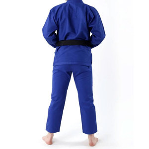 ชุดยิวยิตสูคุณภาพสูง พิมพ์โลโก้ตามสั่ง ด้านหน้าผ้าฝ้าย 100% ชุดต่อสู้ MMA ระบายอากาศได้ดี น้ำหนักเบา - Product Image 5