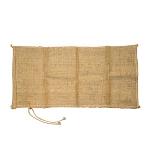 Biodegradable Heavy Duty <b>Jute</b> Burlap Sandbag for Erosion and Sediment Control Reusable Natural <b>Fiber</b> Construction Outdoor Use - Product Image 1