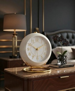 Small Size Beautiful Table Clock For <b>Study</b> Table Bedroom Side Table And Workspace <b>Desk</b> Accessory Wholesale From India - Product Image 3