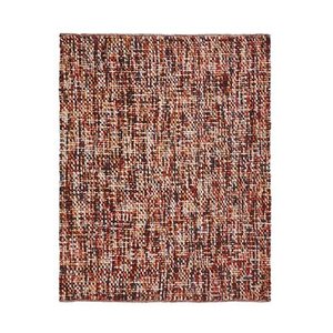 Chunky Handmade Wool/Cotton Loop Braided Rug | Scandinavian Striped Eco-Friendly Flat Pile Pet Friendly Thick Living Room - Product Image 2