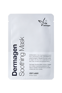 Masque en tissu apaisant et éclaircissant anti-âge Dermagen 3D en coton, au collagène et à l'acide hyaluronique, hydratant et nourrissant - Product Image 2