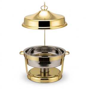 Luxury Insulated Casserole <b>Set</b> with Golden Handles Premium Hot Pot <b>Serving</b> Bowls Modern Kitchenware <b>Set</b> 3 - Product Image 3