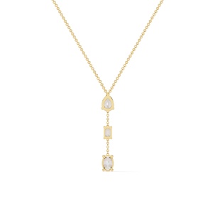 Pendentifs de luxe en diamants de laboratoire de formes variées, en or massif 14 carats, certifiés IGI, personnalisables OEM/ODM - Product Image 4