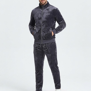 New Arrivals Custom Men's <b>Black</b> Velvet Turtleneck <b>Long</b> <b>Sleeve</b> Casual <b>Top</b> Solid Color Winter Wear Regular Fit Polyester Material - Product Image 1