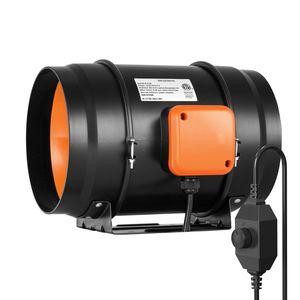 Ventilatore Inline da 8 Pollici 750 CFM con Controllo Velocità Variabile, Motore AC Silenzioso, per Ventilazione, Scarico e Raffreddamento (Ideale per Coltivazioni) - Product Image 2