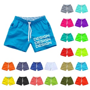 2026 New Hot Sales Men's Quick Dry Beach Shorts Comfortable Breathable 100% Cotton Anti-UV Drawstring Closure Print on Demand - Product Image 5