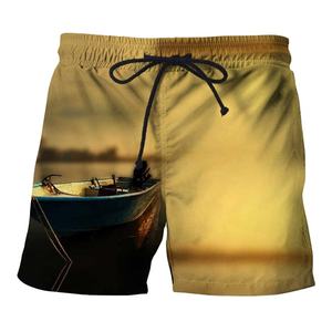 Pantalones Cortos Deportivos de Secado Rápido de Alta Calidad para Hombre, Estilo Urbano Personalizado, Sólidos, Anti-UV, Cómodos, Duraderos, 100% Poliéster - Product Image 3