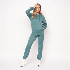 Haut de gamme : Sweat à capuche oversize pour femme, vert pâle, coupe décontractée, anti-plis, respirant, 100 % coton, nouvelle collection hiver - Product Image 5