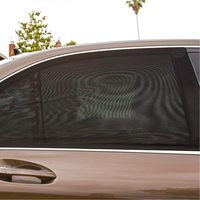 Parasol Universal para Ventana Lateral de Coche, 2 Piezas, Protege a tus Hijos de las Quemaduras Solares, Diseño de Doble Capa, Compatible con la Mayoría de los Vehículos