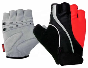 Guantes de Ciclismo Profesionales Transpirables de Nueva Llegada, de Alta Calidad, Personalizados, de Medio Dedo, Antideslizantes, con Recubrimiento de Poliuretano y Gancho de Cuero - Product Image 5