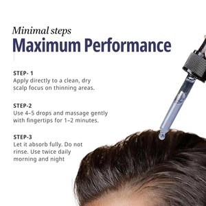 Sets de Cuidado Capilar Todo en Uno, Suero para el Cabello para Hombres, Tratamiento para el Cuero Cabelludo, Promueve el Crecimiento, Previene la Caída del Cabello, Tónico Nutritivo 30ml, Alopecia - Product Image 3