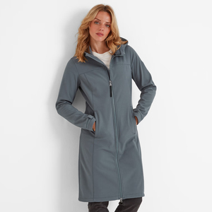 Abrigo Largo de Invierno para Mujer, de Alta Calidad, Impermeable, con Cierre, Cálido, para Trabajo al Aire Libre, Chaqueta Softshell Larga - Product Image 1