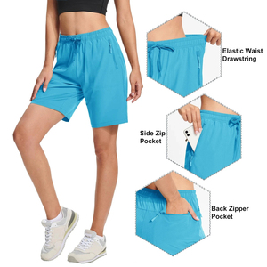 Shorts Clásicos y Otros Estilos Populares Vintage de Cintura Alta para Mujer, Shorts de Corte Regular con Spandex y Poliéster, Estilo Cargo - Product Image 4