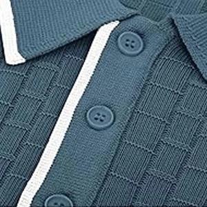 Camisas Personalizadas de Seda/Algodón para Hombre, Logotipo Bordado, Jersey Sólido de Verano, Suave, de Secado Rápido, Transpirable, Ropa Casual de Alta Calidad - Product Image 4