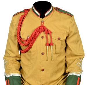 Aiguilletes de alambre de oro OEM para uniformes de servicio, cordones de alambre de oro para eventos, aiguillete de alta calidad con puntas doradas brillantes - Product Image 2