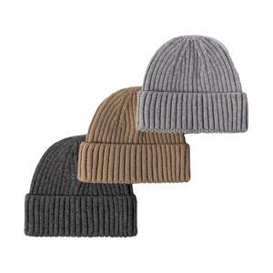 Wholesale Beanies <b>Caps</b> Formal Fashion Novelty Festive Men Women Top quality Winter Warm Cuffed <b>Plain</b> Skull Knit Hat <b>Cap</b> - Product Image 2