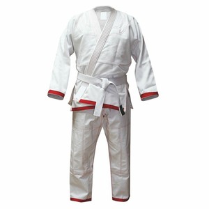Ensemble de kimono de Jiu-Jitsu Brésilien (BJJ) 450 GSM 100% coton avec tissage perlé, patchs brodés personnalisés, respirant, confortable et durable, OEM - Product Image 3