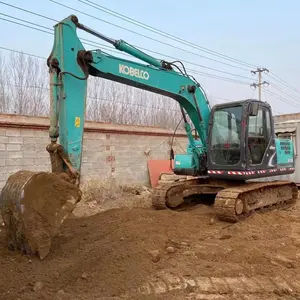 Midi size 13ton used engineering & construction machine kobelco sk135 excavator 135 digger sk135sr