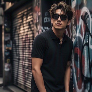 Polo de Golf de haute qualité t-shirt coton 100 Polo t-shirt pour hommes avec broderie à manches courtes grande taille polos pour hommes - Product Image 2