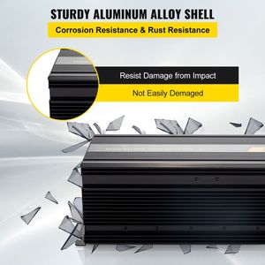 Inverter di Potenza a Onda Sinusoidale Modificata 2000W con Display LCD, Telecomando, LED, da DC 12V a AC 120V, Convertitore per Auto, Potenza di Picco 1600W 1000W - Product Image 3